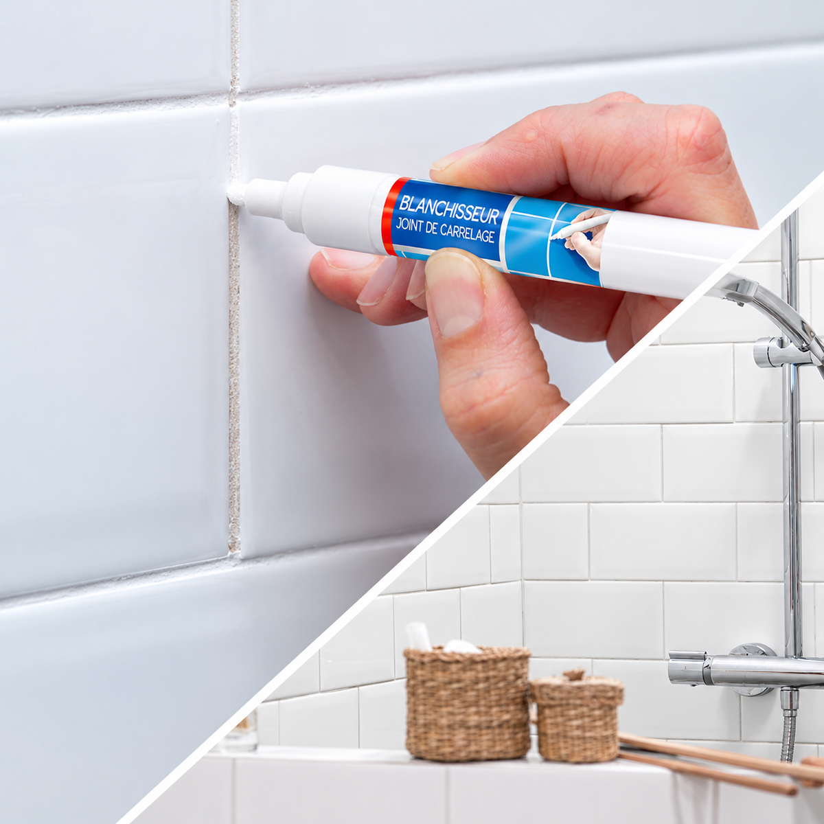 Feutre Blanchisseur de Joints de Carrelage – Blancheur Durable et Protection Imperméable